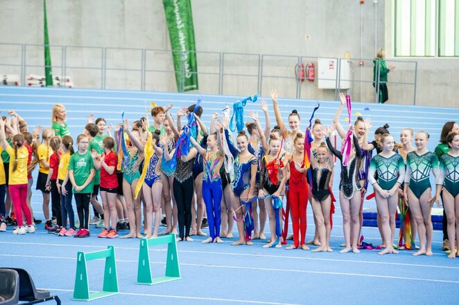 Kaune duris atvėrė Prezidento Valdo Adamkaus lengvosios atletikos maniežas | Teodoro Biliūno / BNS foto nuotr.
