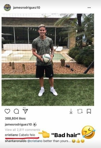 Cristiano Ronaldo komentaras | Instagram.com nuotr