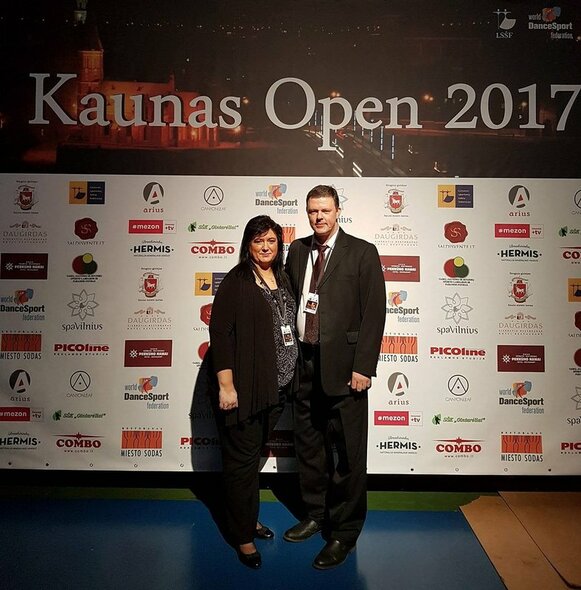 „Kaunas Open“ varžybų organizatoriai Dalia ir Orestas Vaikšnorai | Organizatorių nuotr.