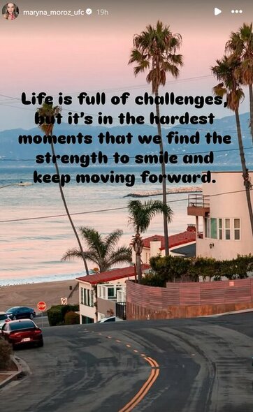 Marynos Moroz žinutė | Instagram.com nuotr