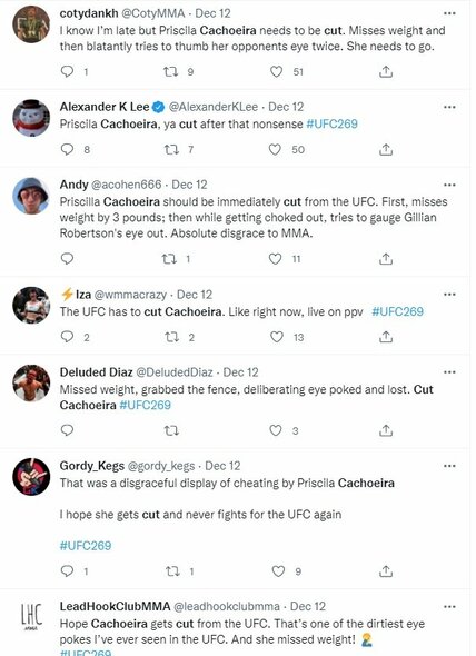 UFC fanų žinutės | „Twitter“ nuotr.