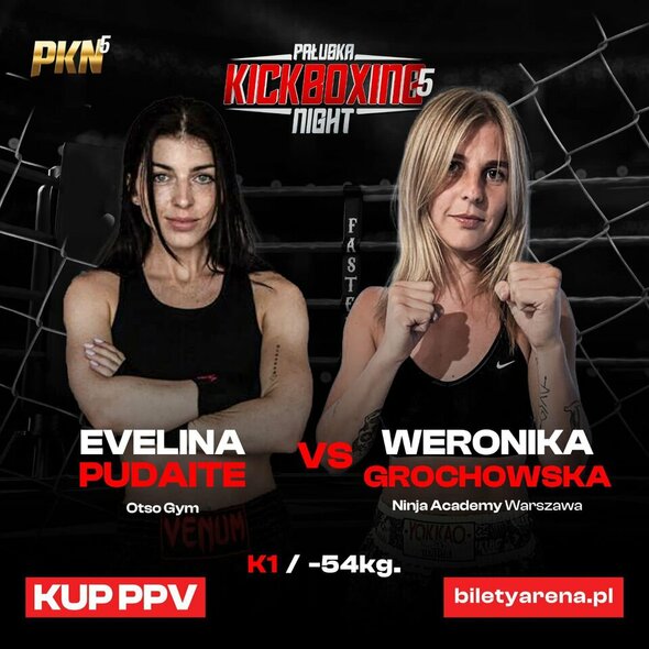 E.Puidaitė VS W.Grochowska | Organizatorių nuotr. E.Puidaitė VS W.Grochowska | Organizatorių nuotr.