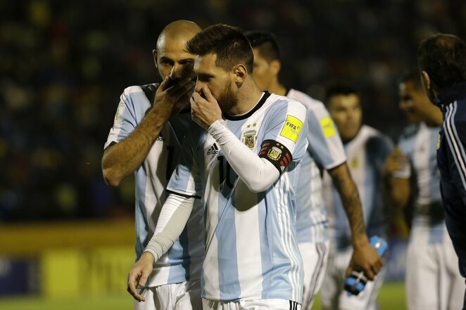 Argentina - Ekvadoras rungtynių akimirka | Scanpix nuotr.