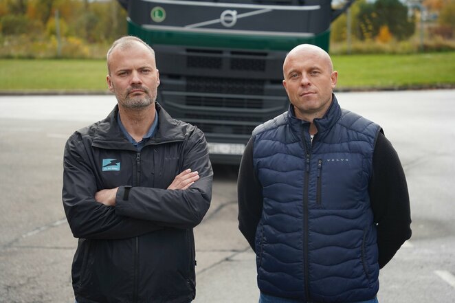 Pirmą kartą ralio „Aplink Lietuvą“ trasose – elektrosunkvežis | Organizatorių nuotr.