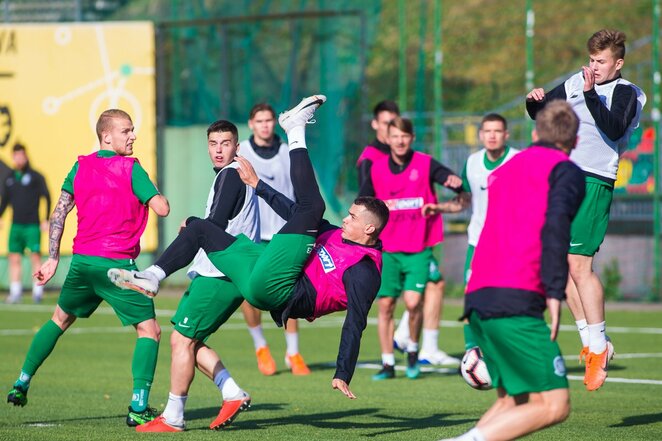 „Žalgirio“ treniruotė | fkzalgiris.lt nuotr. „Žalgirio“ treniruotė | fkzalgiris.lt nuotr.
