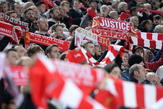 „Liverpool“ fanai | Scanpix nuotr. „Liverpool“ fanai | Scanpix nuotr.