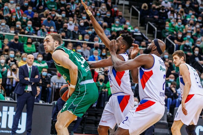 „Žalgiris“ – „Anafolu Efes“ rungtynių akimirka | Roko Lukoševičiaus/BNS Foto nuotr.