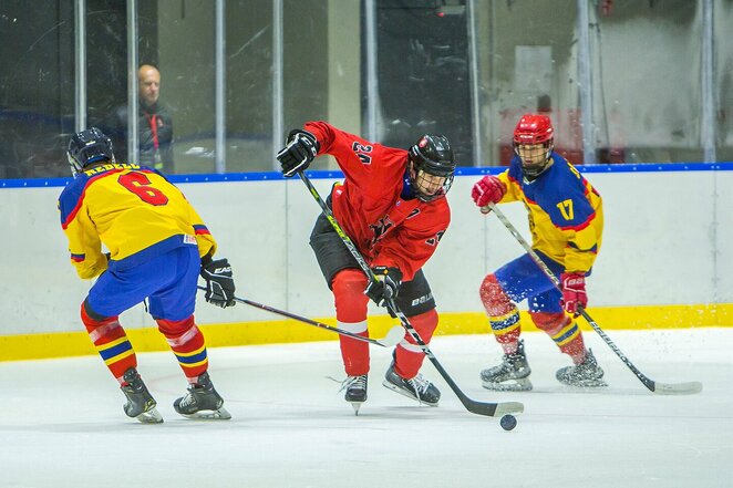 Lietuvių ir rumunų rungtynės | hockey.lt nuotr.