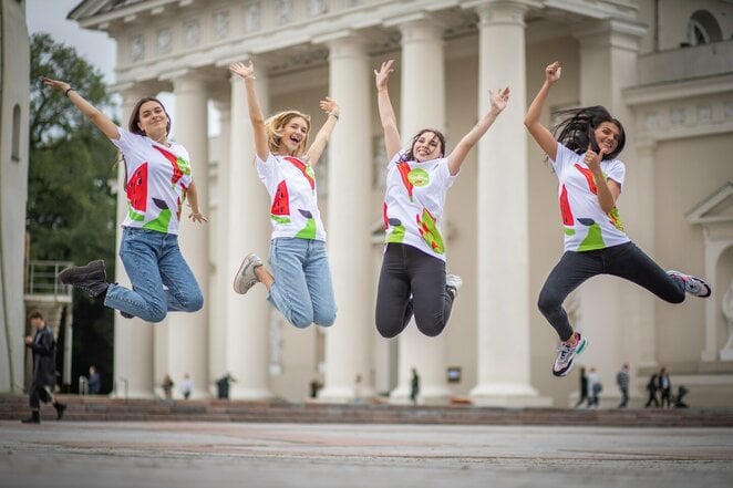 Maratono savanorės ir bėgikė Diana Lobačevskė | Organizatorių nuotr.