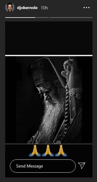 Novako Djokovičiaus įrašas | Instagram.com nuotr