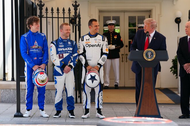 Deivido Malūko susitikimas su Donaldu Trumpu | EPA nuotr.