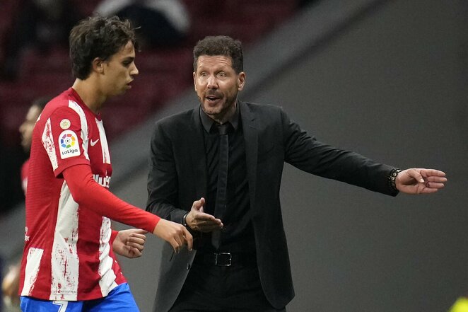 Joao Felixas ir Diego Simeone | Scanpix nuotr.