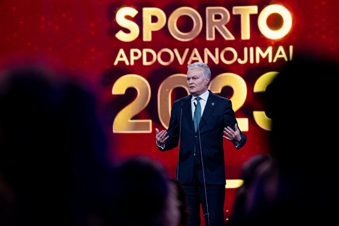 2023 m. Lietuvos sporto apdovanojimai | Pauliaus Peleckio / BNS foto nuotr.
