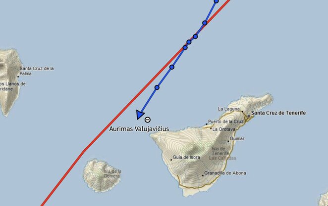 A.Valujavičiaus pozicija sausio 18-ą dieną 21:41 val. | „Stop“ kadras