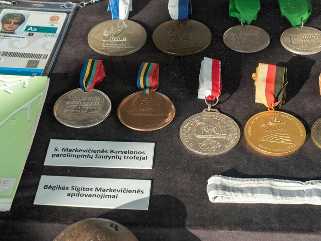 Sigitos Markevičienės apdovanojimai | Lietuvos paralimpinio komiteto nuotr.