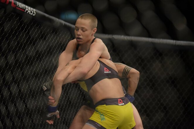 Rose Namajunas ir Jessica Andrade | Scanpix nuotr. Rose Namajunas ir Jessica Andrade | Scanpix nuotr.
