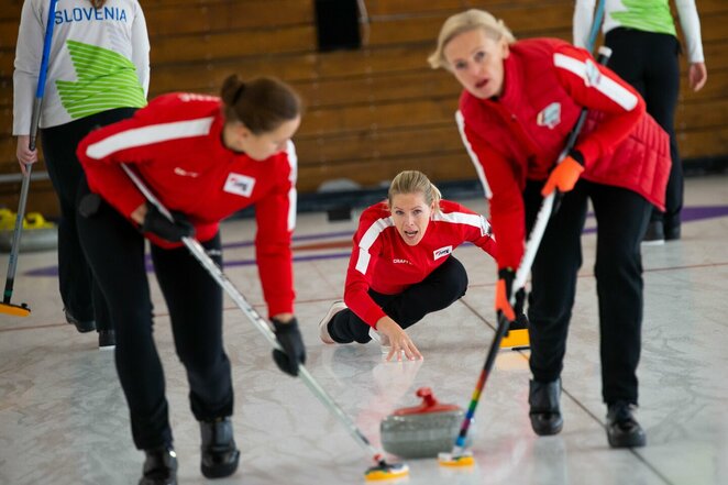 Lietuvos moterų kerlingo rinktinė (WCF nuotr.) | Organizatorių nuotr.