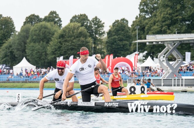Henrikas Žustautas ir Vadimas Korobovas (canoe.lt nuotr.) | Organizatorių nuotr.