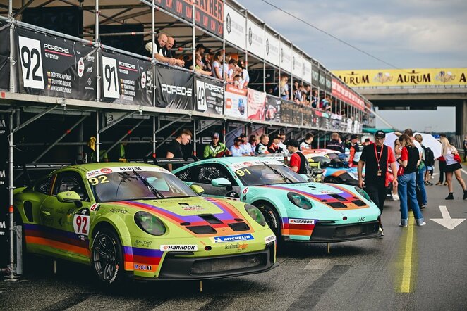 Duotas iškilmingas startas „Aurum 1006 km powered by Hankook“ lenktynėms Palangoje | Vytauto Pilkausko nuotr.