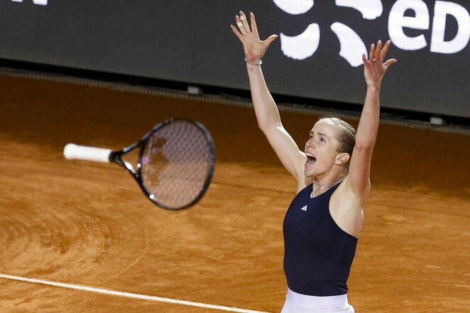 Elina Svitolina prieš Cori &bdquo;Coco&ldquo; Gauff | EPA / ALESSANDRO DI MEO nuotr.
