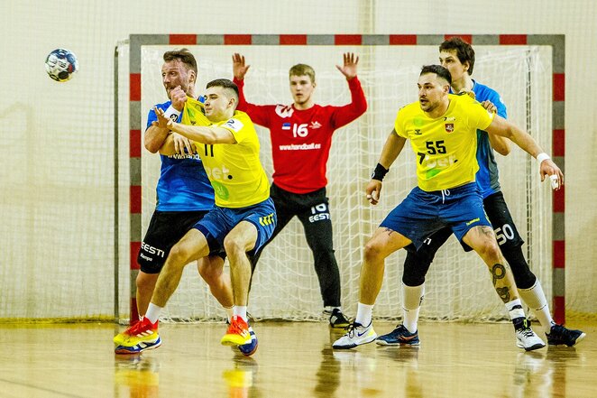 Lietuvių ir estų rungtynės | Evaldo Šemioto nuotr. Lietuvių ir estų rungtynės | Evaldo Šemioto nuotr.
