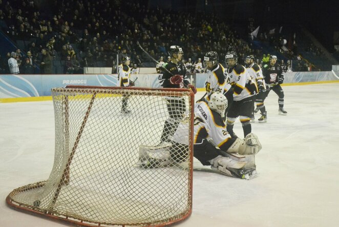 „7bet-Hockey Punks“ - „DLSS/Dinaburga“ rungtynių akimirka | Petro Lozdos nuotr. „7bet-Hockey Punks“ - „DLSS/Dinaburga“ rungtynių akimirka | Petro Lozdos nuotr.